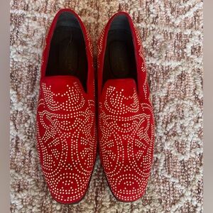 Asher Green - Red Men's Loafers